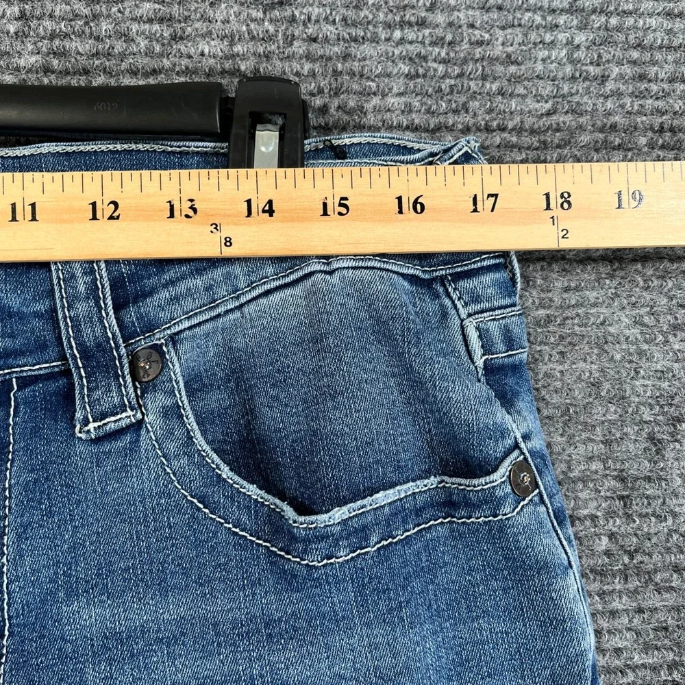 True Religion Matt Ultra Skinny Jeans Men 34x31 Distressed Moto Patch Streetwear